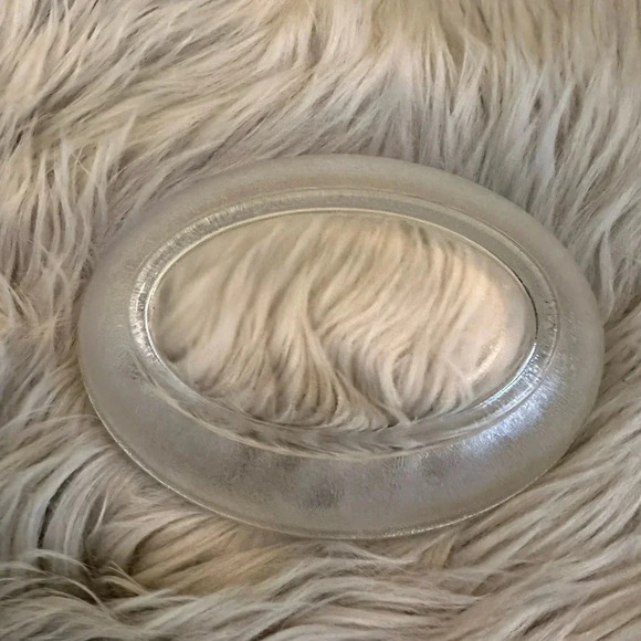 Vintage Indiana Glass Hen On Nest Clear Glass With Red Cone - Picture 4 of 6